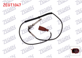 Egzoz Sıcaklık Sensörü  ZEGEN ZEGT1047  7Z906088A 57906088J 057 906 088 J 07Z 906 088 A 95860628850 958 606 288 50 57906088G 057 906 088 G
