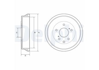 Kampana Arka Sağ veya Sol DELPHI BF636  432061KL0A