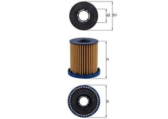 Yağ Filtresi  MAHLE OX 1350  55511059 55515117 55515474