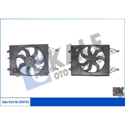 Radyatör Fan ve Motoru  KALE 354755