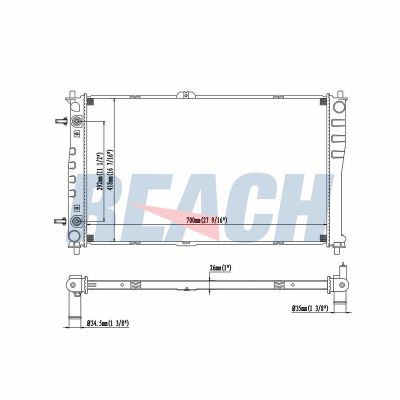 Su Radyatörü  Kia Carnival II (FL)(2001->2006)  MAHER 30136
