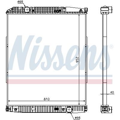 Su Radyatörü  Renault Scenic II (06.2003->)  NISSENS 626490