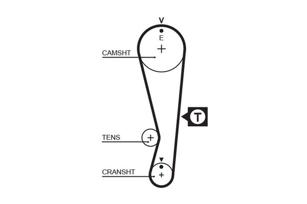 Triger Kayışı  GATES 5318XS