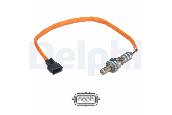 Oksijen (Lambda) Sensörü  Renault Twingo (07.2007->)  DELPHI ES21059-12B1