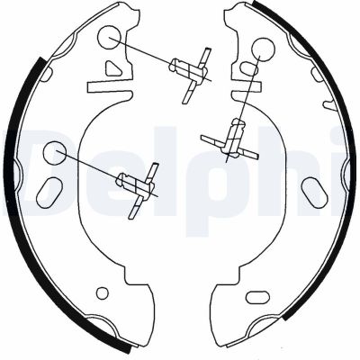 Fren Pabuçlu Balata Arka DELPHI LS1700