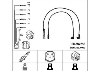 Buji Kablosu  NGK 0949  321998031 431998031A 431 998 031 A 321 998 031 321998031A 321 998 031 A