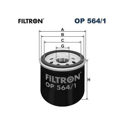 Yağ Filtresi  Chevrolet Aveo Sedan (2006->)  FILTRON OP 564/1