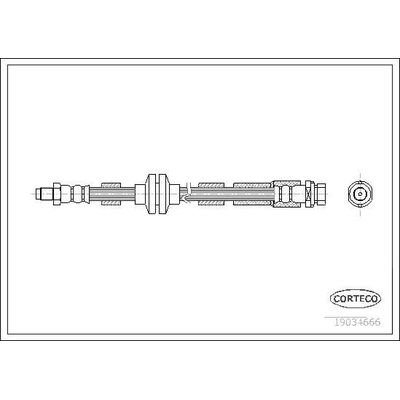 Fren Hortumu Arka Sağ veya Sol OSSCA BRSFH23005