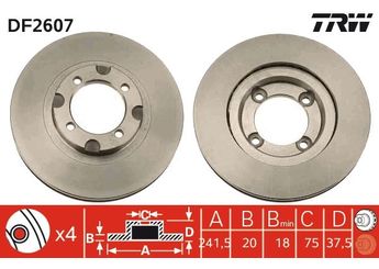 Fren Disk Ayna Ön Sağ ve Sol BRAXIS AE1347  GJ963325XA GJ96-33-25XA