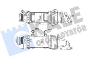 Turbo Radyatörü  BITAPART BVO202003  4B145749K 04B145749K