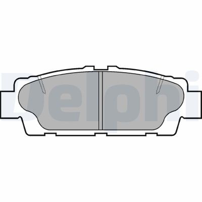 Fren Disk Balata Arka Lexus LS 400 (UCF20)(1995->)  DELPHI LP937