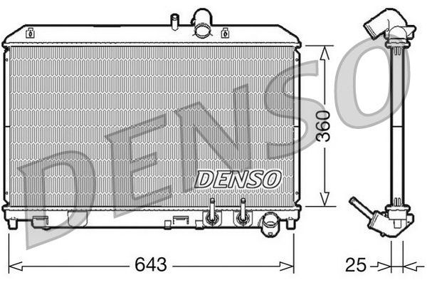 Su Radyatörü  DENSO DRM44012