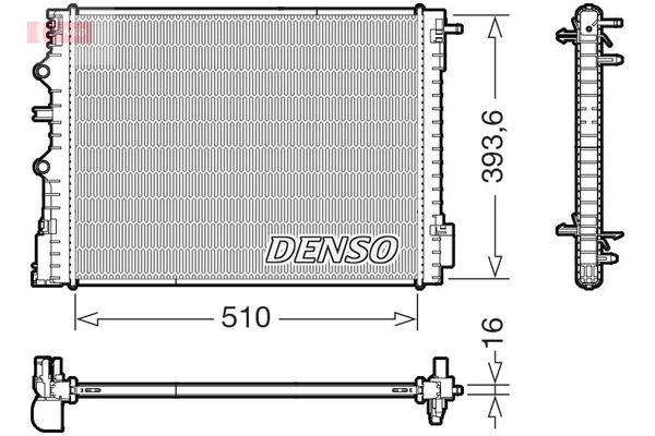 Su Radyatörü  DENSO DRM23120