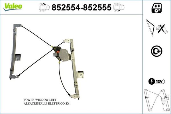 Cam Krikosu Ön Sol VALEO 852554