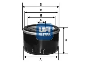 Yağ Filtresi  KRUGER KOF21001  2631027200 26310-27200