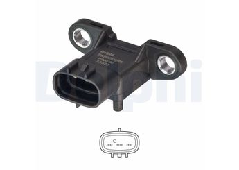 MAP Sensörü  DELPHI PS20080-12B1  8942126030