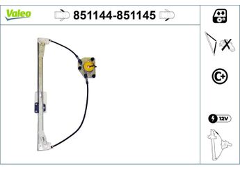 Cam Krikosu Ön Sol VALEO 851144  2H0837401D 2H0837401 2H0837401A 2H0837401B 2H0837401C 2H0837401E 2H0837401G 2H0837401H 2H0837401L 2H6837401A