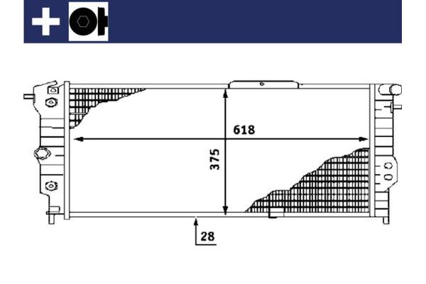 Su Radyatörü  MAHLE CR 440 000S