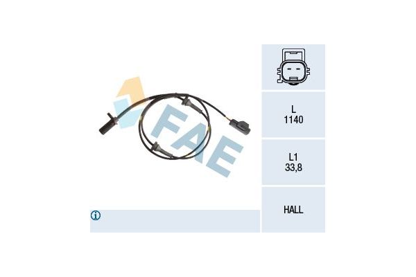 Abs Sensörü Ön Sağ FAE 78188