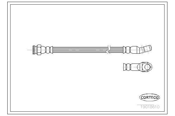 Fren Hortumu Arka Sağ veya Sol OSSCA BRSFH17007