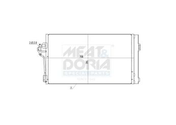 Klima Radyatörü  ORİS CME590016  A6398350800 6398350270 6398350470 6398350800 A6398350270 A6398350470