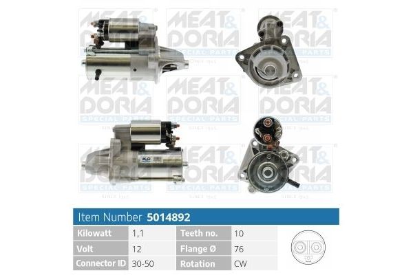 Marş Dinamosu  Ford Puma (CCE)(06.1997->)  FORD ORJINAL 7G9N11000AD
