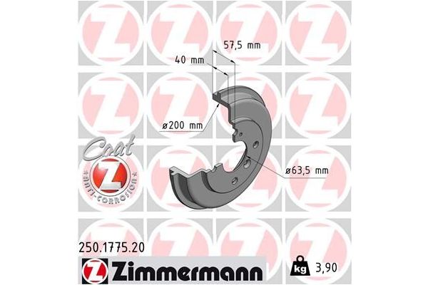 Kampana Arka Sağ veya Sol ZIMMERMANN 250.1775.20