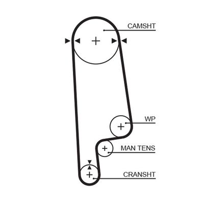Triger Kayışı  GATES 5084XS