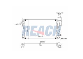 Su Radyatörü  ORİS BPE015026  1301G3 1301G5 1301JQ 1301H3 1301H9 1301JR 1301JS 1301ZT 1301ZY 1331RL 1331RR 133190 133191