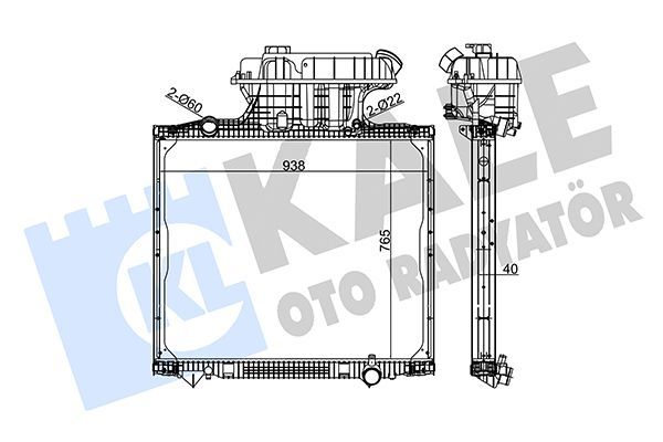 Su Radyatörü  KALE 350260