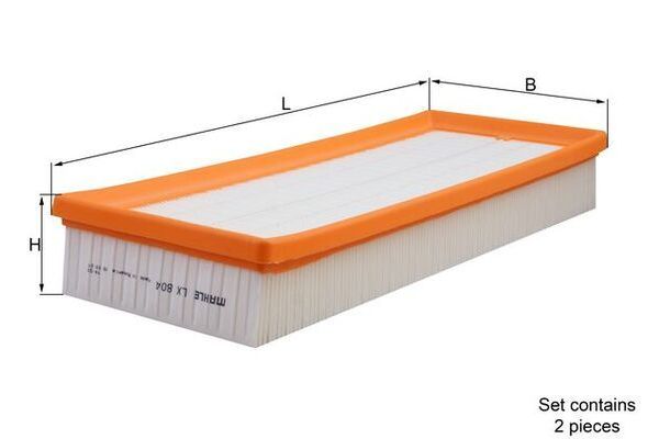 Hava Filtresi  Mercedes G -Serisi Station (BM 463)(01.1990->)  MAHLE LX 804S