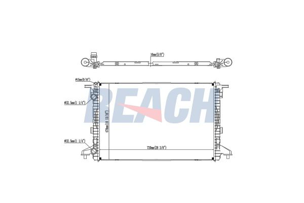 Su Radyatörü  Audi A5 Cabriolet (F5E)(10.2019->)  VEKA 16-1203B