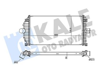 Turbo Radyatörü  ORİS IRN008033  7701045349 6025310508 77 01 045 349
