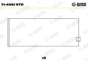 Kol Yatak (STD)  KOLBENSCHMIDT 37086600  77943600