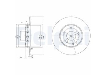 Fren Disk Ayna Ön Sağ ve Sol DELPHI BG2769  2024210212 202 421 0212 202421021264 202 421 021264 A2024210212 A202 421 0212 A202421021264 A202 421 021264
