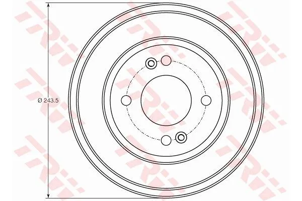 Kampana Arka Sağ veya Sol Hyundai Getz (TB)(2002->)  WALBURG WDR1020