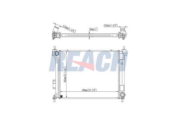 Su Radyatörü  VEKA 16-2180B