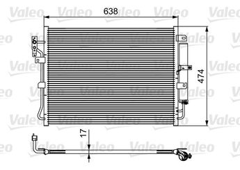 Klima Radyatörü  VALEO 814424  LR018403 JRB500040