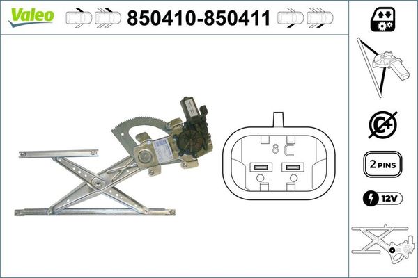 Cam Krikosu Ön Sol VALEO 850410