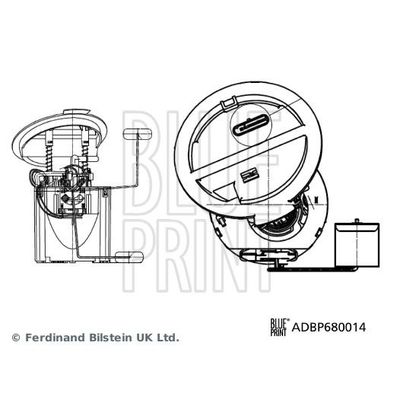 Depo Şamandırası  BLUE PRINT ADBP680014