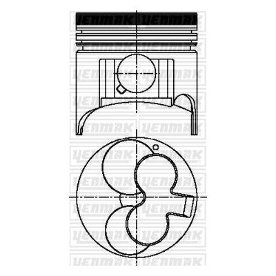 Piston (79.00MM-STD)  YENMAK 31-04227-000