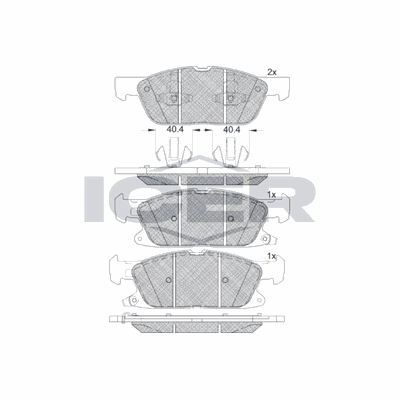 Fren Disk Balata Ön Ford Focus S.Wagon (CGE)(2018->)  FORD ORJINAL KTJ1GC2K021AA