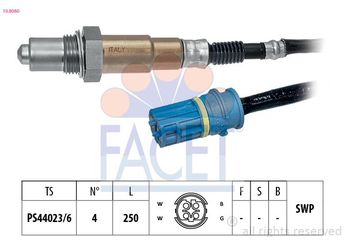 Oksijen (Lambda) Sensörü  FACET 10.8080  11787537995 11 78 7 537 995 7537995 7 537 995