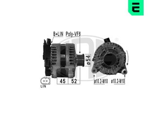 Alternatör  ERA 209100A  6G9N10300YC 6G9N 10300 YC LR001200 LR0 01200 36000223 8697585
