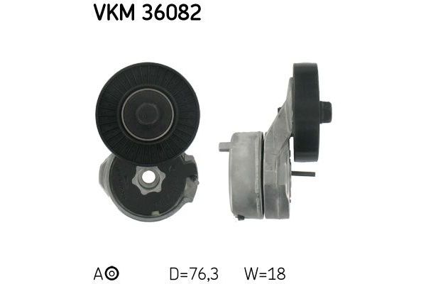 Vantilatör Kayış Gergi Rulmanı  SKF VKM 36082