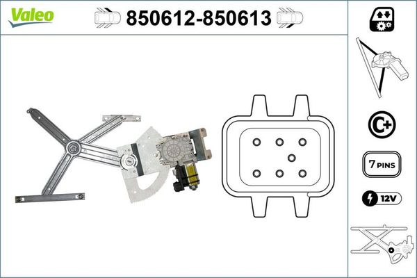Cam Krikosu Ön Sol VALEO 850612