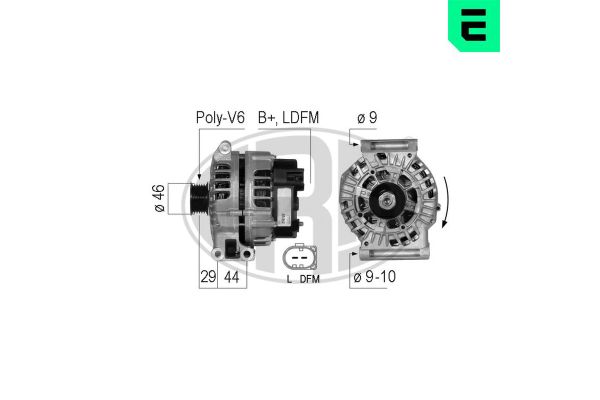 Alternatör  MINI Cabrio (R52)(2004->)  ERA 210729A