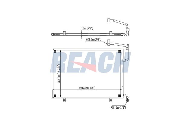 Klima Radyatörü  ORİS CFR013016