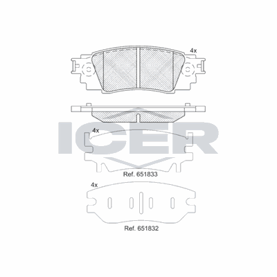 Fren Disk Balata Arka Toyota Prius (W60)(2023->)  AP 05P2220