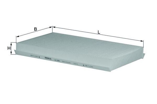 Polen Filtresi  Land Rover Range Rover Sport (01.2005->)  MAHLE LA 280